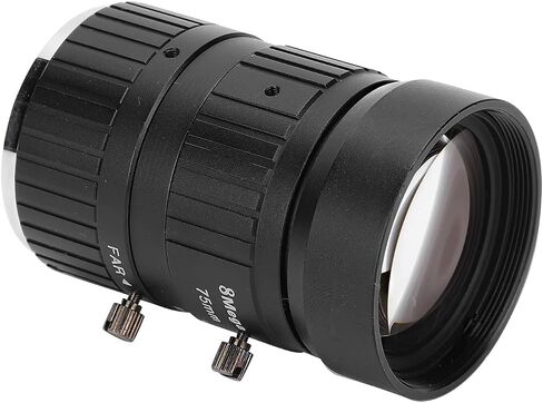 8MP Industrial Camera Lens, C Mount, 75mm Length, 1in Image Format, Manual Iris for Precise Imaging in Kuwait