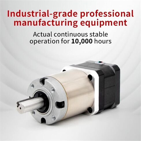 1pcs Nema 17 Planetary Geared Stepper Motor 42 * 34/42 * 40mm with Reducer Ratio 1:3.7-1:139 Out Tq 10Nm DC 1.5A UFO(Reduction Ratio 19,Nema17 42x34mm) in Kuwait