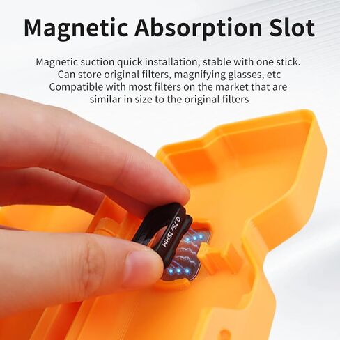 Large-Capacity Portable Storage Box for Pocket 4,Dedicated Storage and Protective Case,Shock- and Scratch-Resistant (orange) in Kuwait