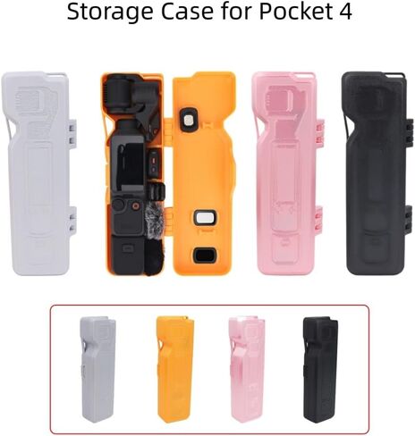 Large-Capacity Portable Storage Box for Pocket 4,Dedicated Storage and Protective Case,Shock- and Scratch-Resistant (orange) in Kuwait