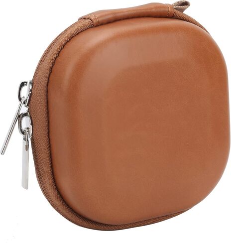 Asixxsix Lens Filter Pouch, Holds 5 Filters 82mm Below Dust Hook Included Camera Lens Case, Circular Storage Case with Hook for Filters Up to 82mm in Kuwait
