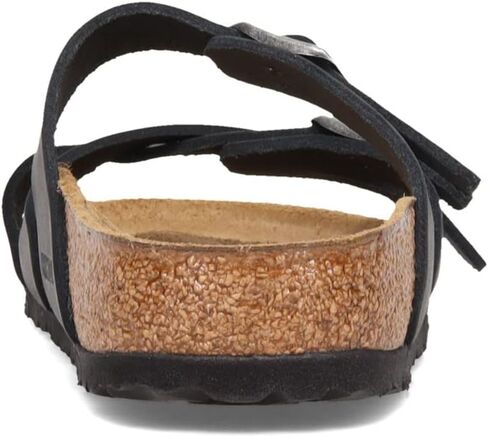 Birkenstock Women's Franca Sandals in Black Oiled Leather in Kuwait