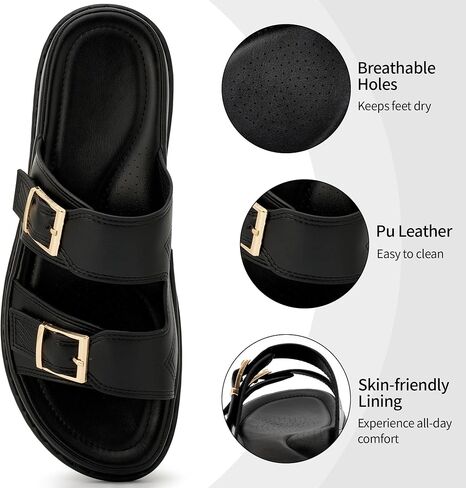 Aomigoct Womens Sandals Dressy Summer: Comfortable Walking Sandals for Women 2026 - Ladies Casual Shoes for Work in Kuwait