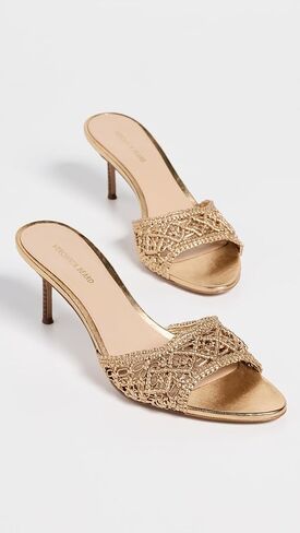 Veronica Beard Women's Tia Macrame Slide Sandals in Kuwait