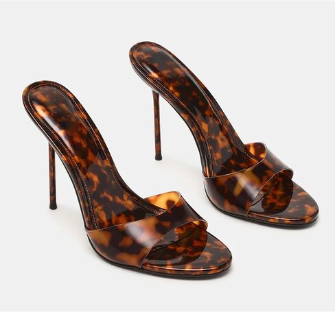 Women Sandals Round-Toe Open-Toe Fashion High Heels Women's Formal Kitten Heel Evening Shoes in Kuwait