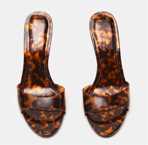 Women Sandals Round-Toe Open-Toe Fashion High Heels Women's Formal Kitten Heel Evening Shoes in Kuwait