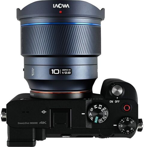 Laowa 10mm f/2.8 FF Autofocus Lens Sony E Mount Full Frame Ultra Wide Prime Zero-D Optics 130.4 Degree View (VE1028AFFE) + Lens Filter Kit + Tripod + Cleaning Kit + Pouch + Cap Keeper (7pc Bundle) in Kuwait