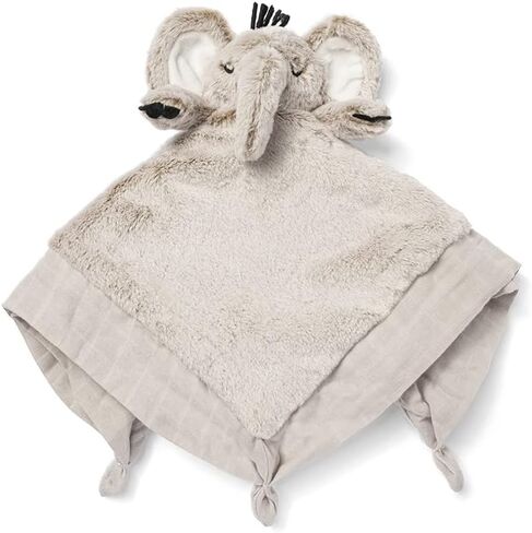 Lucy Darling Little Animal Lover Security Blanket Soft Baby Lovey Gifts for Newborn Boys and Girls Baby Snuggle Toy Elephant Stuffed Animal in Kuwait