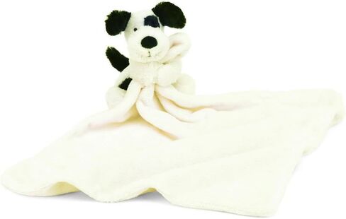Jellycat Bashful Black and Cream Puppy Baby Security Blanket in Kuwait