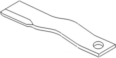 Replace Parts CCW Suction Rotary Cutter Blade for John-Deere 1008 1018 1508 1517 1518 in Kuwait