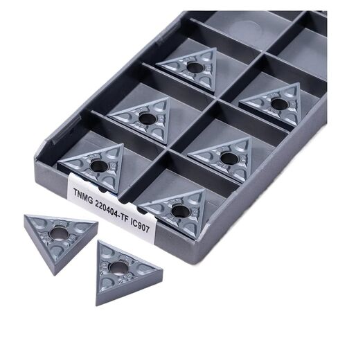 Indexable Lathe Carbide Insert 10PCS TNMG220404 IC907 TNMG220408 IC908 Lathe Tool Hard Alloy External Turning(TNMG220408 IC908) in Kuwait