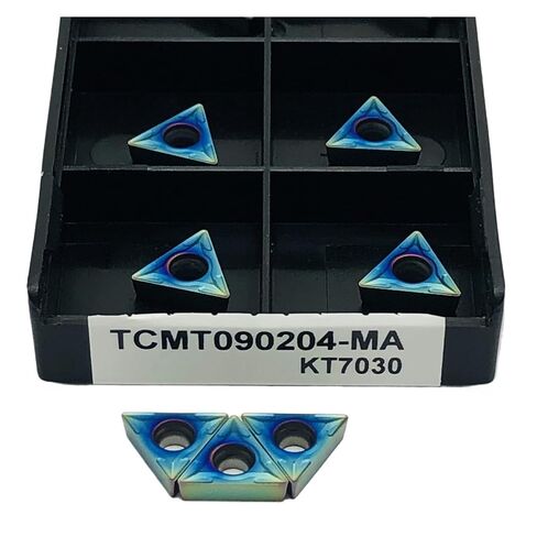 Indexable Lathe Carbide Insert 10PCS TCMT090204 Hard Alloy Can Be Indexed Internal Turning Tools Lathe in Kuwait
