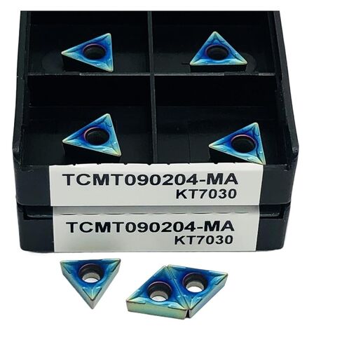 Indexable Lathe Carbide Insert 10PCS TCMT090204 Hard Alloy Can Be Indexed Internal Turning Tools Lathe in Kuwait
