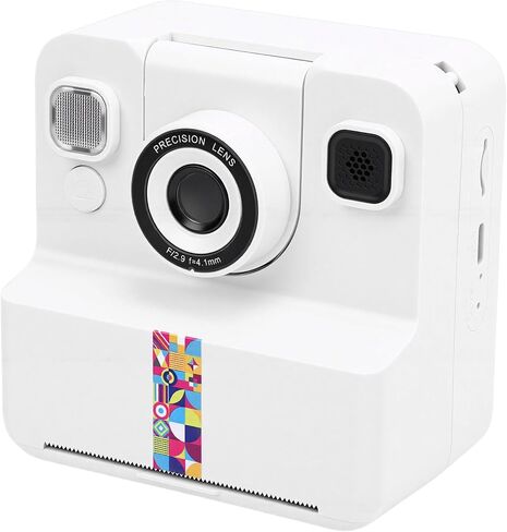 Focket Instant Print Camera, 16x Digital Zoom 2.4 Inch Screen 1080P HD Video Kids Camera, Toddler with Color Printing Print Paper for Children 3 to 12 Years in Kuwait
