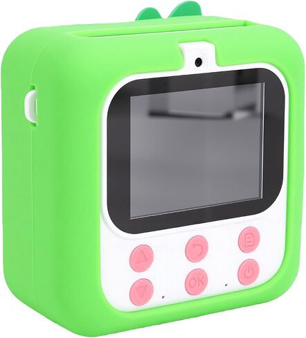 Kids Instant Print Digital Camera, 48MP 1080P HD with 2.4 Inch Screen, Cute Cartoon Instant Camera with 32GB Memory Card, for Boys Girls Age 3-12 in Kuwait