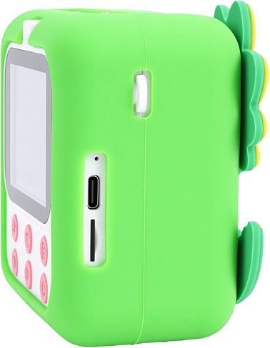 Kids Instant Print Digital Camera, 48MP 1080P HD with 2.4 Inch Screen, Cute Cartoon Instant Camera with 32GB Memory Card, for Boys Girls Age 3-12 in Kuwait