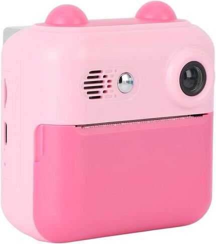 Qinlorgo 2.4 Inch Kids Instant Print Camera for Children Recording Daily Moments,HD Screen Delivers Clear Viewing Experience,Supports Photo Video Print Modes,1300MAH Battery (Sky Blue) in Kuwait