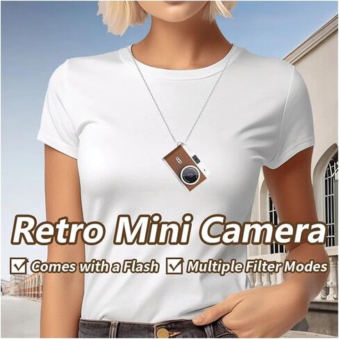 1080P Retro Pocket Digital Camera 0.96" IPS Screen LED Flash Mini Video Recorder in Kuwait