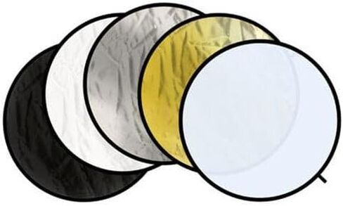 Glow Portable 5 in 1 32" Reflector Kit | Includes carry bag and 5-in-1 circular disc for lighting, diffusion and storage in Kuwait
