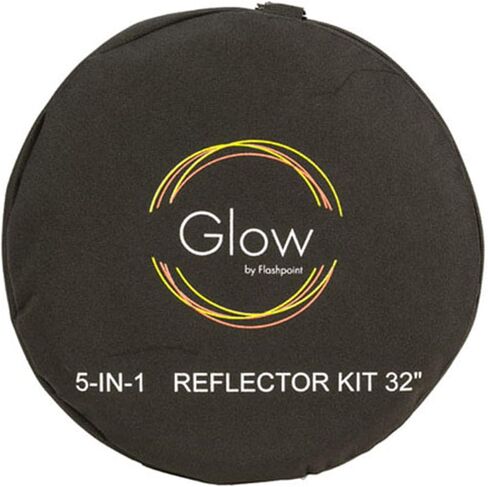 Glow Portable 5 in 1 32" Reflector Kit | Includes carry bag and 5-in-1 circular disc for lighting, diffusion and storage in Kuwait