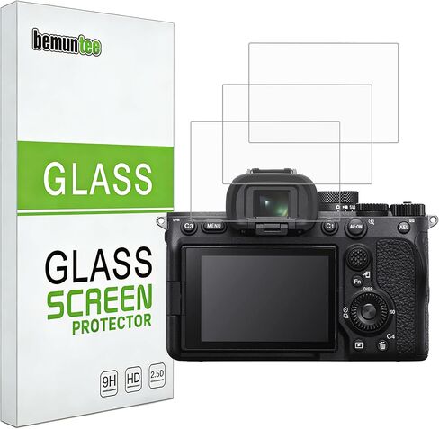 Glass Screen Protector For Sony A7 IV Alpha 7 IV A7IV A7M4 Camera | 3 Pack,Tempered Glass,HD Clarity,Buble Free,Anti Scratch,9H Hardness in Kuwait