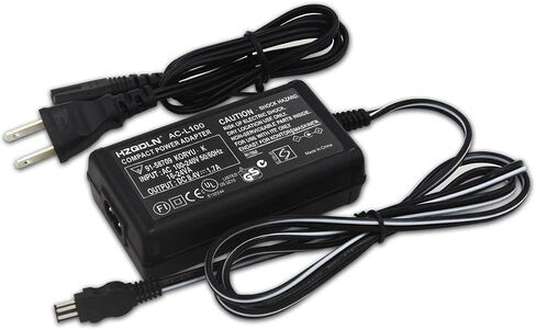 AC-L100A AC Adapter Charger Compatible with Sony Handycam CCD-TRV16, CCD-TRV25, CCD-TRV36, CCD-TRV37, CCD-TRV68, CCD-TRV128, CCD-TRV138, MVC-FD, DSC-S30, DSC-F707, DSC-F717, DSC-F828 in Kuwait