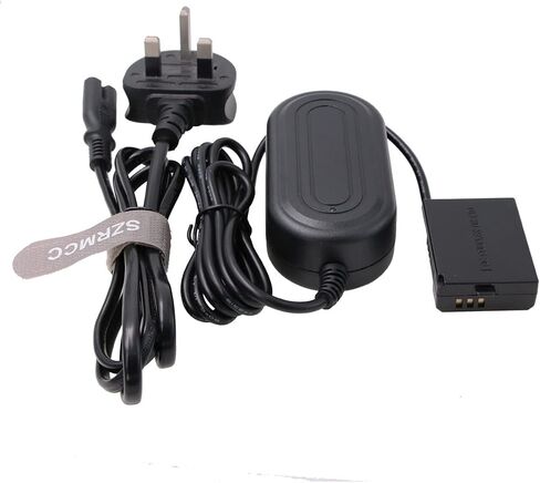 SZRMCC ACK-E10 Dummy Battery AC Power Adapter DR-E10 DC Coupler Charger Kit for Canon EOS Rebel T3 T5 T6 T7 1100D 1200D 1300D 1500D 2000D,Kiss X50 X70 X80 X90 Digital Cameras in Kuwait