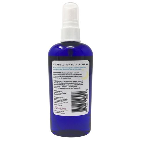 MoonDance Soaps Diaper Lotion Potion Cleansing Spray, 4 Oz Tea Tree & Lavender, Natural No-Rinse Cleanser and Moisturizer for Baby's Bottom in Kuwait