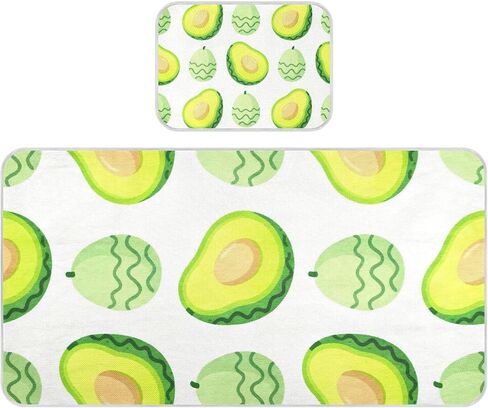 Green Avocado Cooling Baby Mattress Cover 28" x 52" Reusable Mattress pad for Baby&Toddler in Kuwait