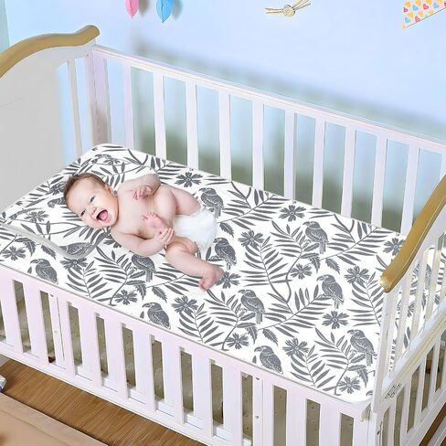 Style Falcon Gray Cooling Baby Mattress pad Waterproof 28" x 52" Ultra Soft Mattress Protector pad for Kids, Adult in Kuwait