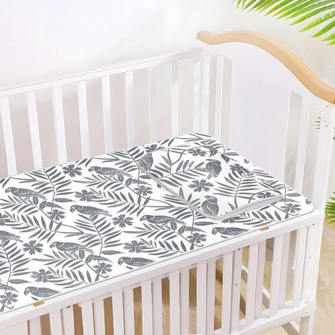Style Falcon Gray Cooling Baby Mattress pad Waterproof 28" x 52" Ultra Soft Mattress Protector pad for Kids, Adult in Kuwait