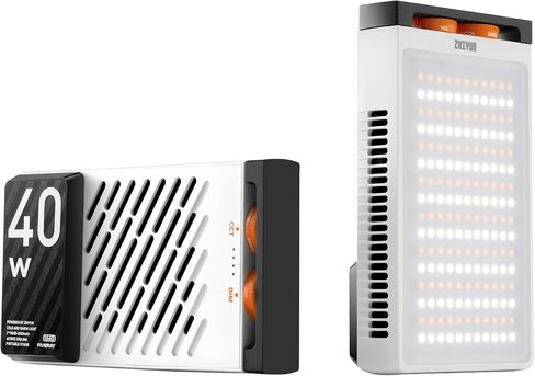 Zhiyun FIVERAY M40 Powerful Pocket Light, 40W, 14000 Lux, Bi-Color 2700K-6200K Camera Video Light for YouTube, TikTok in Kuwait