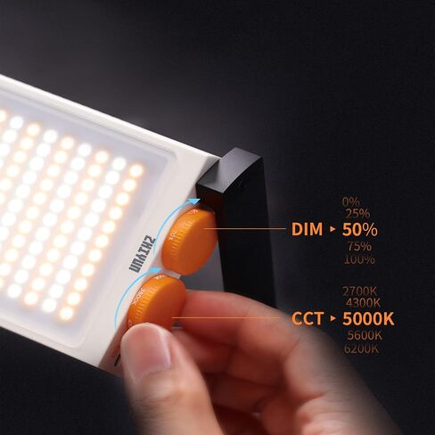 Zhiyun FIVERAY M40 Powerful Pocket Light, 40W, 14000 Lux, Bi-Color 2700K-6200K Camera Video Light for YouTube, TikTok in Kuwait