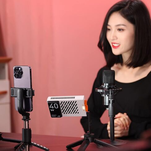 Zhiyun FIVERAY M40 Powerful Pocket Light, 40W, 14000 Lux, Bi-Color 2700K-6200K Camera Video Light for YouTube, TikTok in Kuwait
