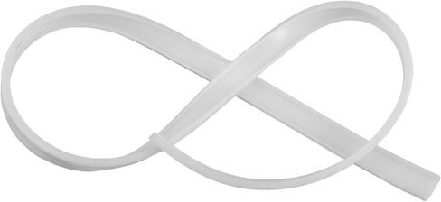 SHINEOFI LED Light Strip Diffuser Channel 20mm Flexible Glue Cover with Curved Shape for Easy Installation and Cuttable Fit, for Kitchen and Living Room Lighting Projects in Kuwait