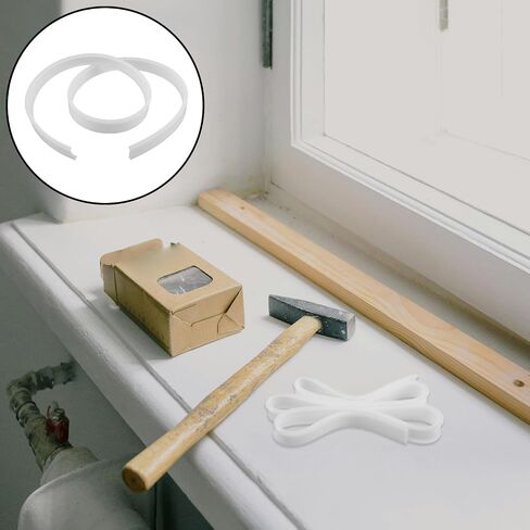 SHINEOFI LED Light Strip Diffuser Channel 20mm Flexible Glue Cover with Curved Shape for Easy Installation and Cuttable Fit, for Kitchen and Living Room Lighting Projects in Kuwait
