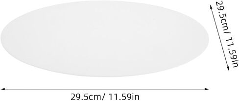 Angoily Acrylic Ceiling Light Diffuser Cover White Plastic Lamp Shade Replacement Disc for Modern Bedrooms and Business Environments with Soft Light and Glare Reducing Features in Kuwait