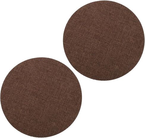 HEMOTON Ceiling Light Diffuser Cover Pvc Material 2pcs round Coffee Color with Sturdy Construction and Effortless Installation for Lighting Fixtures and Pendant Fixtures for Bedroom in Kuwait