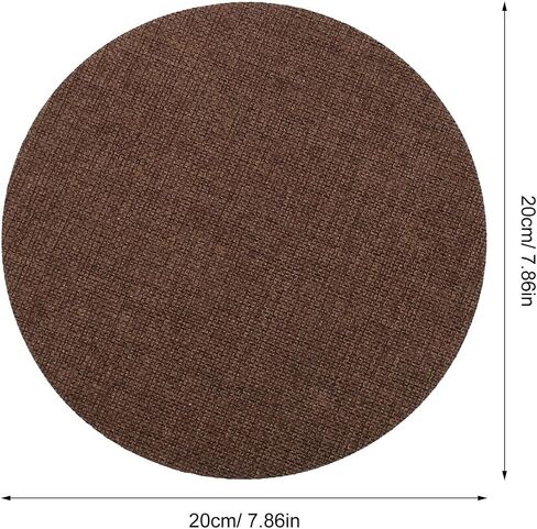 HEMOTON Ceiling Light Diffuser Cover Pvc Material 2pcs round Coffee Color with Sturdy Construction and Effortless Installation for Lighting Fixtures and Pendant Fixtures for Bedroom in Kuwait