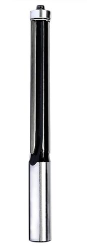 Extended Flush Trim Bit 1/2 Shank, 3" Cutting Length for Deep Template Work | Deep Flush Trimming Made Easy, 2-Flute Design, Bottom Bearing for Precise Tracking, Anti-Kickback, for Wood, Plywood & MDF in Kuwait