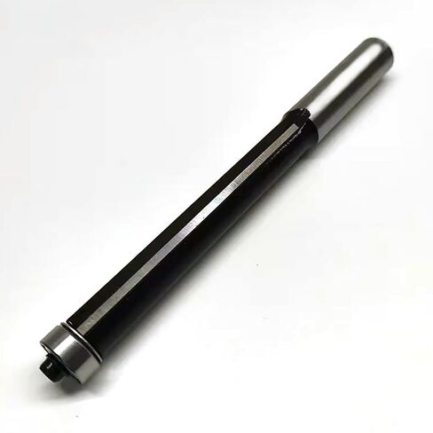 Extended Flush Trim Bit 1/2 Shank, 3" Cutting Length for Deep Template Work | Deep Flush Trimming Made Easy, 2-Flute Design, Bottom Bearing for Precise Tracking, Anti-Kickback, for Wood, Plywood & MDF in Kuwait