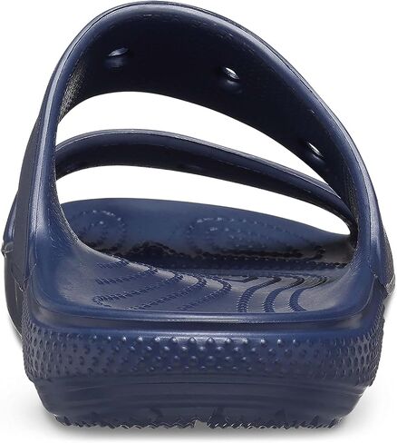 Crocs Unisex Classic Two-Strap Slide SandaLS, Navy, 10 Women/12 Men in Kuwait
