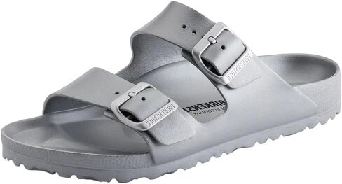 Birkenstock Mayari Mules/Clogs Women Black Mules Shoes, Metallic Silver 1003491, 7 UK in Kuwait