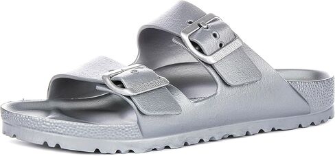 Birkenstock Mayari Mules/Clogs Women Black Mules Shoes, Metallic Silver 1003491, 7 UK in Kuwait