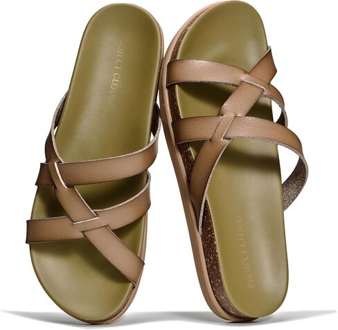 Project Cloud Non-Slip Summer Slides for Women & Lightweight Womens Sandals | Summer Sandals for Women with Plush and Soft Insole Womens Sandals Comfortable Non Slip and Lightweight Women Footwear in Kuwait