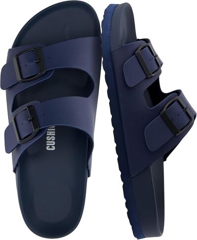 CUSHIONAIRE Lindy Slide Sandals for Women with Double Buckle & Arch Support in Saudi Arabia