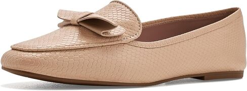 Cole Haan Women's Payson Soft Construction Bow Penny Loafers, Soft Buff Snake Print Leather, 8-B US in Kuwait