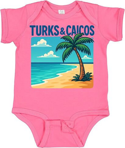 inktastic Turks & Caicos Baby Bodysuit in Kuwait