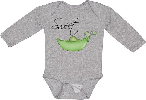 inktastic Sweet Pea Long Sleeve Creeper in Kuwait
