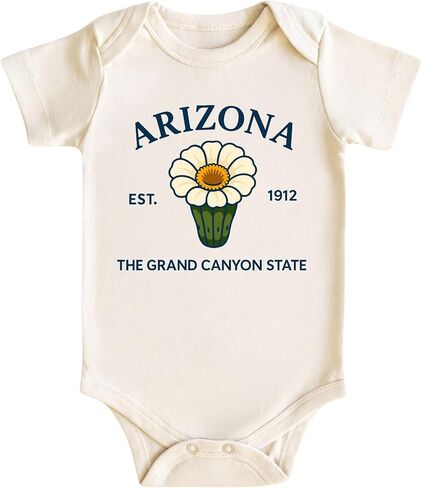 Arizona Baby Bodysuit for Boys Girls, Grand Canyon State Flower Newborn Gifts in Kuwait